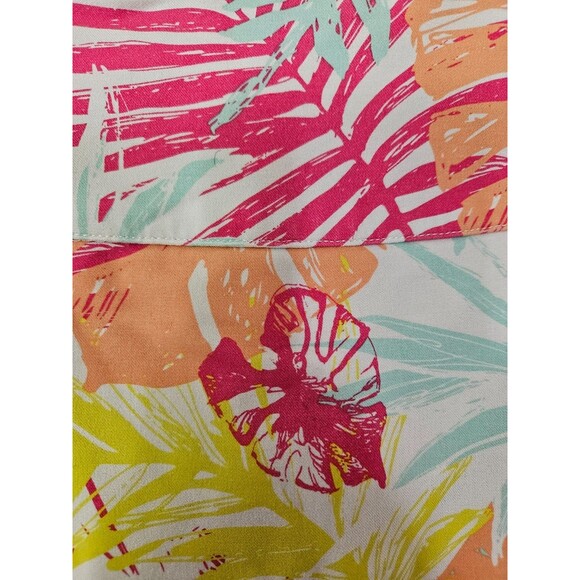 Lady Hagen coral pink palms back zip stretch skort *Sz L* - Picture 3 of 12